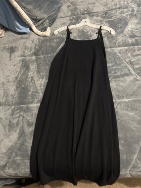 Charlotte Russe Black Maxi Slip Dress